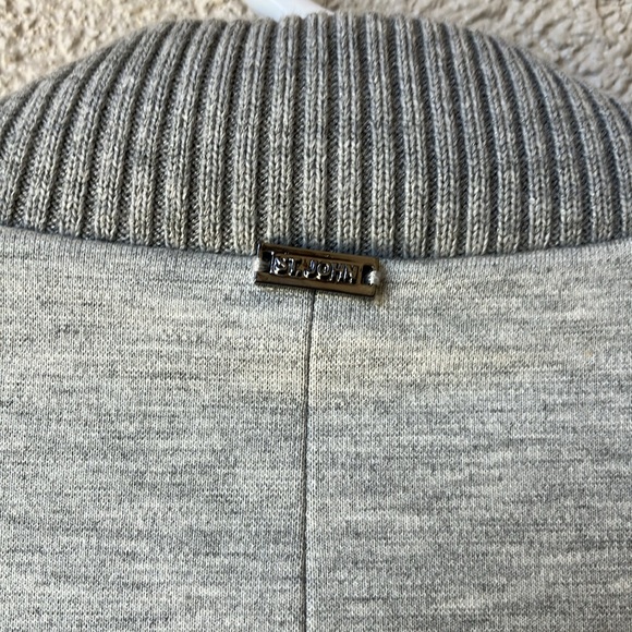 St John Gold Leather Jacket-Small - Picture 3 of 4